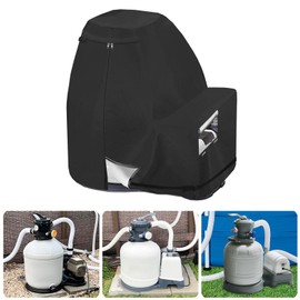 Bitubi Sand Filter Pump Cover,Waterproof Anti-UV Sand Pool Filters Cover,Suitable for Most 17-20 Inch Sand Filter Pump on Market (Universal Style)