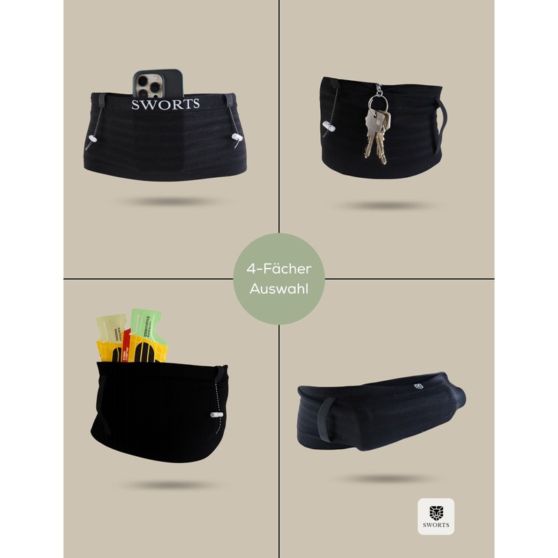SWORTS Tube Run Belt I Your Running Belt to Put