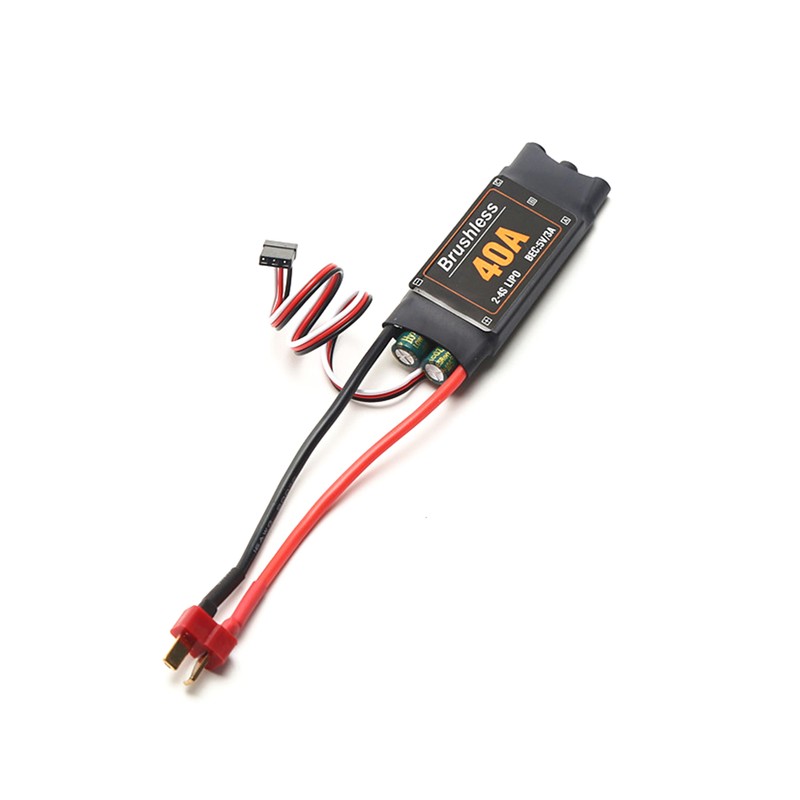 40A Brushless ESC 2-4S Electronic Speed Controller XT60 Plug with