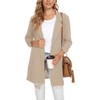 LADI TREND Women Lapel Suit Jacket Casual Long Sleeve Blazer