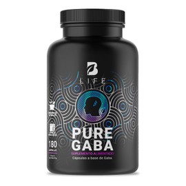Gaba 500mg de 180 Cápsulas. Ingredientes naturales: Ácido Gamma Aminobutírico. Pure Gaba B Life.