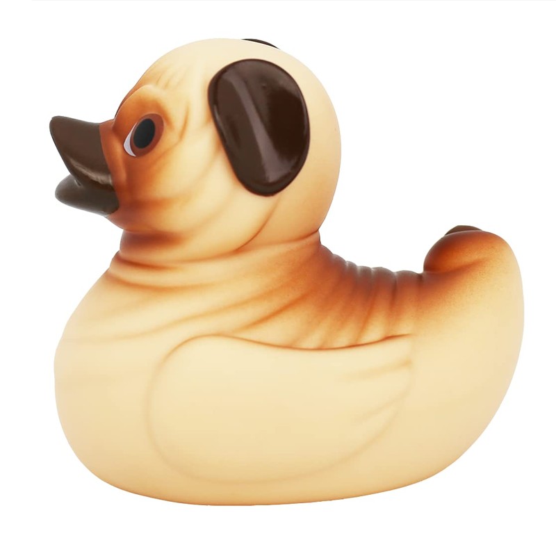PUG RUBBER DUCK Novelty Gift Collectable