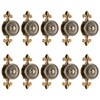 MUXSAM 10Pcs Pulls Handles Knobs for Drawer Door Kitchen,Cabinet Knobs
