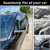 ORIVIN A-Pillar Molding Trim Windshield Set Compatible with 2011-2019 Ford