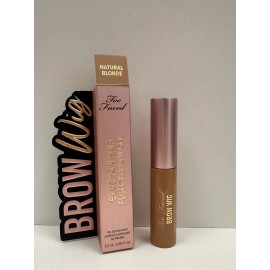 Too Faced Brush on Hair Fluffy Brow Gel "Natural Blonde" NEW! 0.19 fl. oz.
