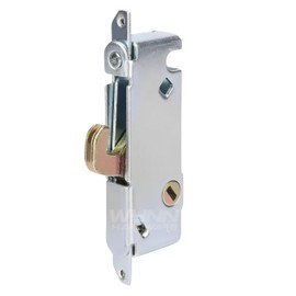 Stainless Steel Sliding Glass Patio Door Mortise Lock 45° Keyway, 3-11/16" Screw Holes Locking Mechanism Door Hardware Security Replacement (Handles NOT Included)
