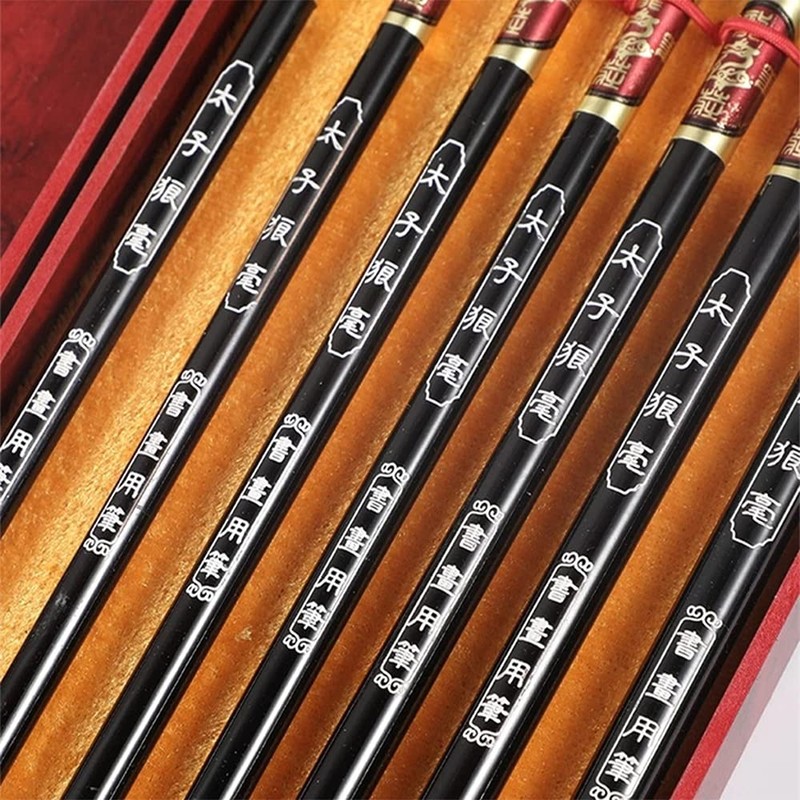 CENPEK 7 Pack Chinese Calligraphy Brush Set Writing Drawing Ink