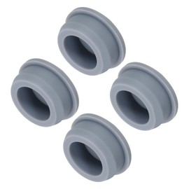 MECCANIXITY High Temp Silicone Plugs, Dia 33.3mm/1.31 Inch, T Shaped, Grey, Pack of 4 (OD 38mm/1.5 Inch)