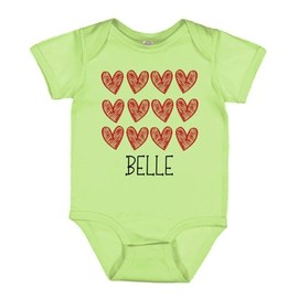 Hearts Belle Baby Infant One Piece Bodysuit 12 Months Key Lime Green