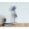 Ore International 3031TB-A 2-Light Adjustable Table Lamp, Blue