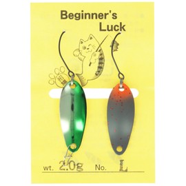 アングラーズドリームバイト ルアー ビギナーズラックスプーン 2g No.L