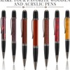 Wisyurt 12 Pack Wooden Ballpoint Pen Set Twist Ballpoint Pen