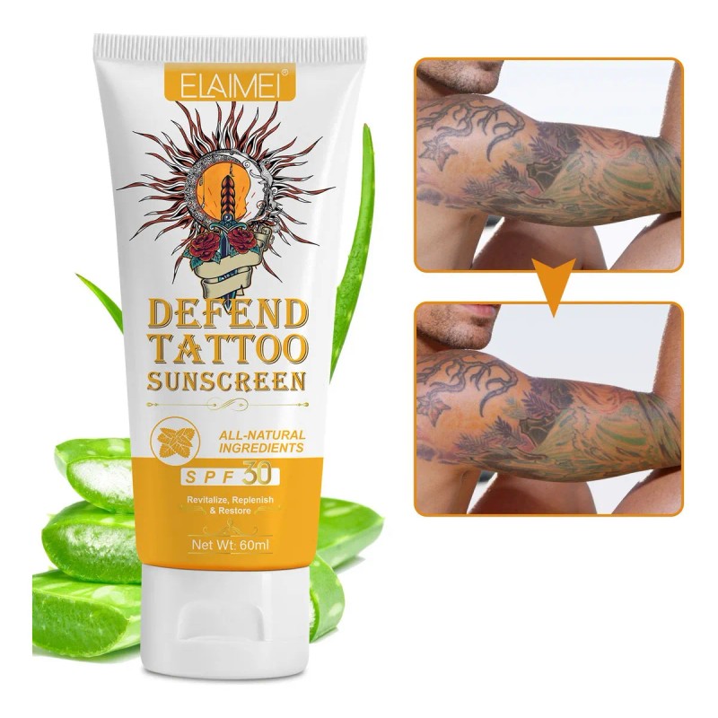 Protector Solar Tatuajes Hidratante Revitaliza Protege