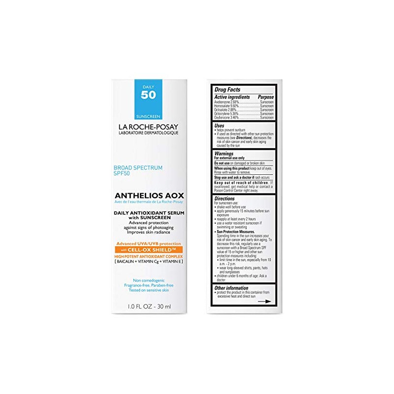 La Roche-Posay Anthelios AOX Protector solar facial SPF 50 diario