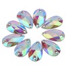 Pack of 200 Teardrop Shape Resin Flatback Drop Sequins Sew