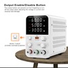 NANKADF DC Power Supply Variable, Bench Power Supply with Encoder