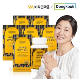 Dongkuk Jeiyak 동국 프리미엄 알부민 골드 500mg 60정 x 6박스 (총12개월분) Dongguk Premium Albumin Gold 500mg 60 Tablets x 6 Boxes (Total 12 Months Supply)