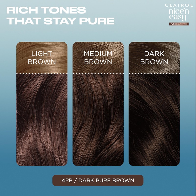 Clairol Nice n’ Easy Pure Brunettes Hair Colour | Pure