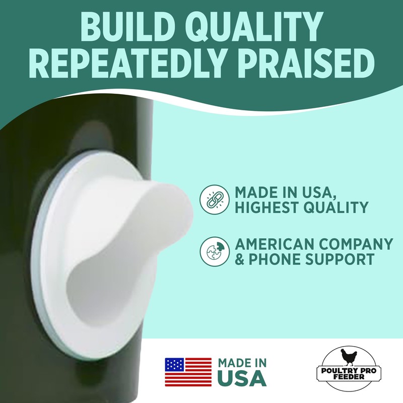 The Original Poultry Pro Feeder DIY Port PVC Gravity Fed