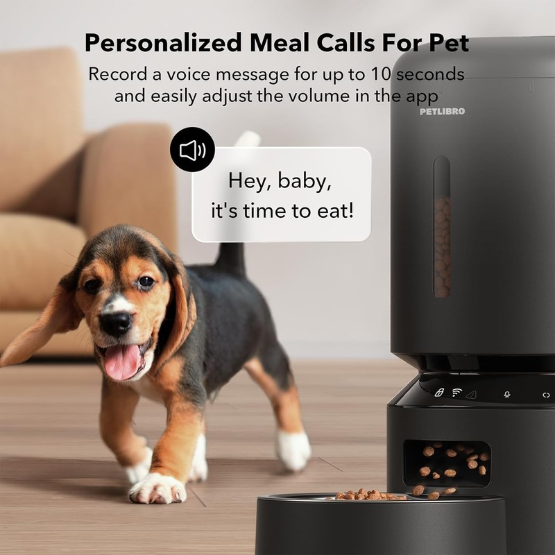 PETLIBRO Automatic Cat Feeder, Cat Food Dispenser Battery-Operated with 180-Day