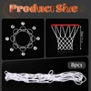 8 Pieces Small Heavy Duty Basketball Nets 8 Loops Little