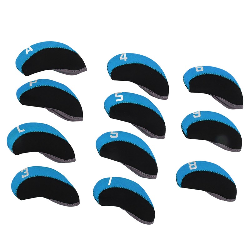 11PCS Golf Club Head Covers Neoprene Numbered Golf Club Head