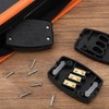 Cerolopy 2Pcs 3 Terminal Electrical Cable Junction Box 13amp 250v