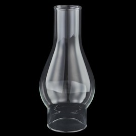 JIAOGEPENGYOU 2.13 Inch Base by 6.5 Inch Oil Lamp Chimney Replacement,Tall Kerosene Globe,Clear Oil Lamps Glass Globe,Hurricane Lamp Globes Shade Cover,Glass Chimney for Oil Lamps for Indoor Use