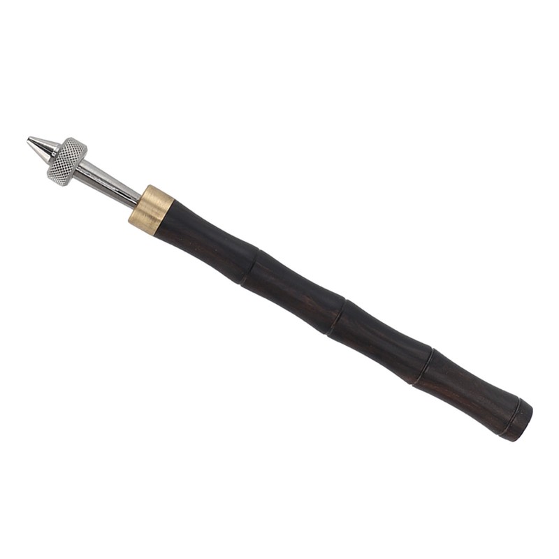 Pin Vise Hand Drill Wooden Handle Comfortable Grip Portable Pin