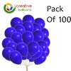 Blue Birthday Balloons 12 Inch Latex Balloons for Kids Party