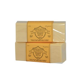 US Apothecary Triple Milled Soap 9 Ounces - 2 Bars (Orange Flower Water)