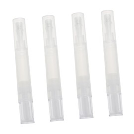 Healeved 4ml Nail Gloss Applicator Pen Cuticle Oil Lip Gloss Makeup Liquids Holder Sturdy Ergonomic for Travel Daily Use