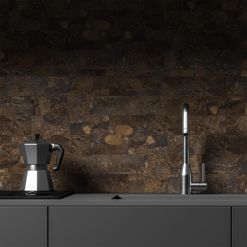 StyloVue 100 Pieces Peel and Stick Backsplash for Kitchen, 3"