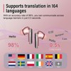 Ai Translation Earbuds Real Time with Audio and Video Calls,