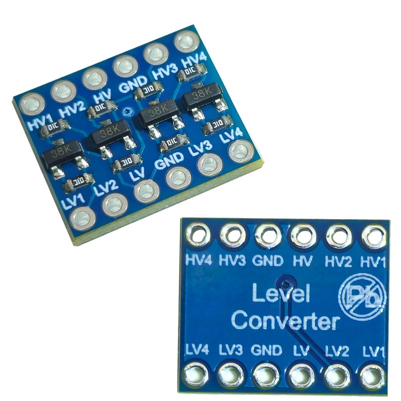 10 PCS Logic Level Converter Module, 4 Channel IIC I2C