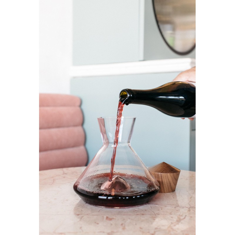 Sempli Monti Mini Wine Decanter - Elegant Hand Blown Decanter