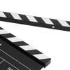 30x25CM Acrylic Clapperboard Director Professional Movie Film Action Clap Photography