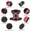 Demigreat Service Dog Harness, Reflective Dog Vest Harness with 5