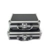 Aluminum Carrying Case,Mini Aluminum Case Foam Briefcase ToolBox Carrying Case