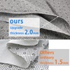 Non-slip Tufting Cloth Thick Backing Fabric, 2mm Thick (More Wear-resistant