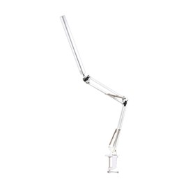 LED Folding Long Arm Eye Protection Reading Desk Lamp USB Reading Study Desk Light with Clamp Upgrade 12W White