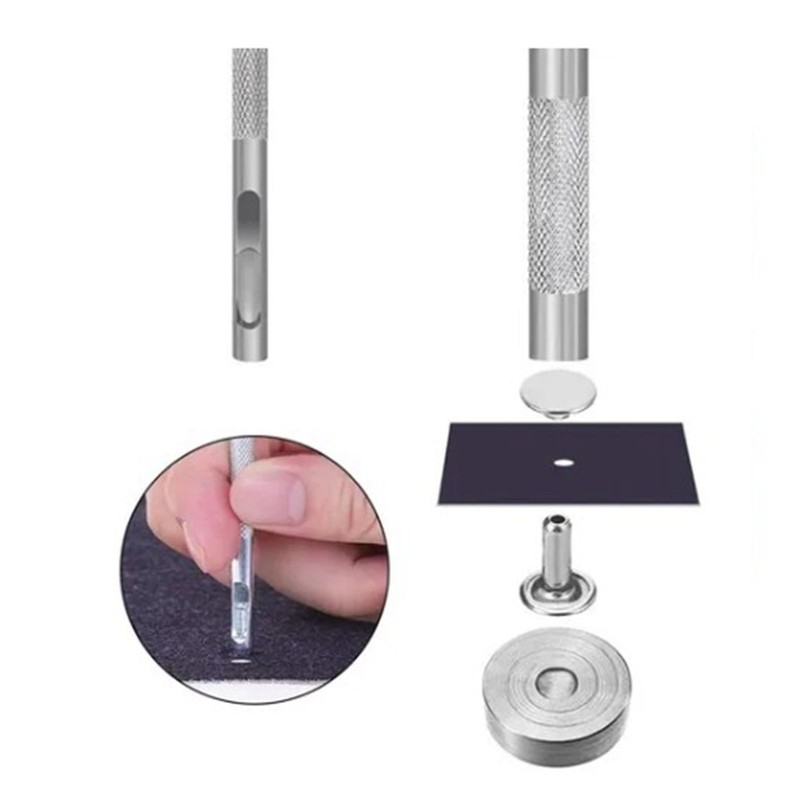 Double Sided Rivet Set Metal Studs Binding Studs Screws Assortment