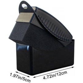 2Pcs Car Wheel Waxing Sponge and Tire Shine Applicator Pad - Dressing Applicator for Vehicle Tires, Black