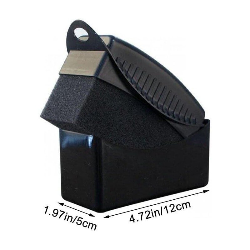 2Pcs Car Wheel Waxing Sponge and Tire Shine Applicator Pad