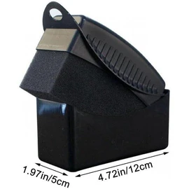 2Pcs Car Wheel Waxing Sponge and Tire Shine Applicator Pad - Dressing Applicator for Vehicle Tires, Black