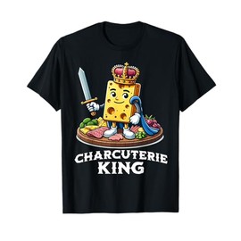 Charcuterie Board King Funny Party Host Food Snacks T-Shirt