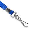100 Pack Blue Lanyards Swivel Hook Flat Neck Lanyard with