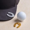 SelfieGOLF SelfieTotem Horseshoe Golf Ball Marker and Hat Clip for