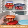 Replacement Lids for Pyrex 7201-PC 4 Cup, Silicone Round Storage