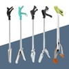 Multi-purpose Long Alligator Clip Grabber for Shoe Organization, Cleaning & Trash Pickup Secure Grip Multi-purpose Grabber 80cm